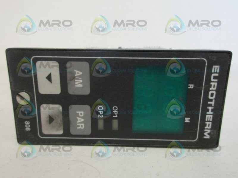 EUROTHERM 808/T1/NO/NO/NO/QS TEMPERATURE CONTROLLER (AS PICTURED) UNMP