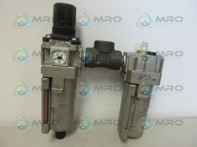 SMC AW40-N04E-8Z W/ AL40-N04-8Z PRESSURE SWITCH ASSEMBLY UNMP