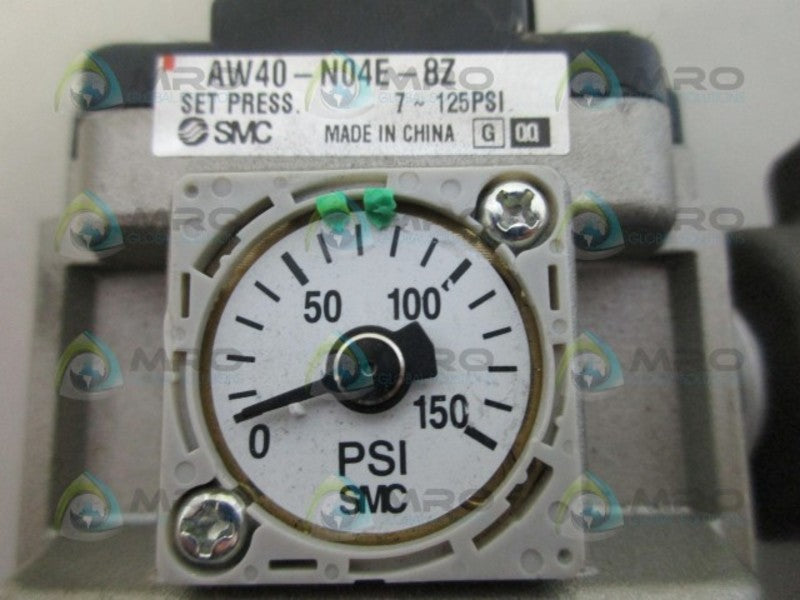 SMC AW40-N04E-8Z W/ AL40-N04-8Z PRESSURE SWITCH ASSEMBLY UNMP
