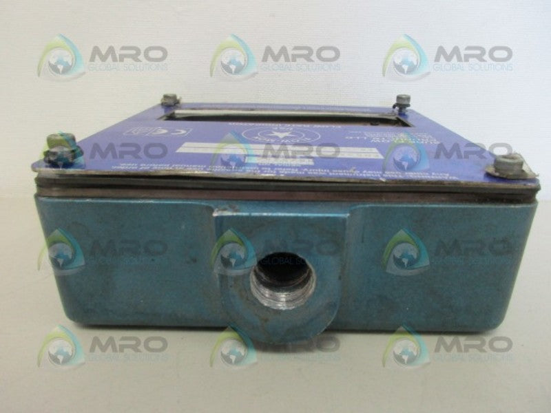SURE FLOW PRODUCTS FMB-33-B-LP-3EEL-32SSU FLOW RATE INDICATOR UNMP