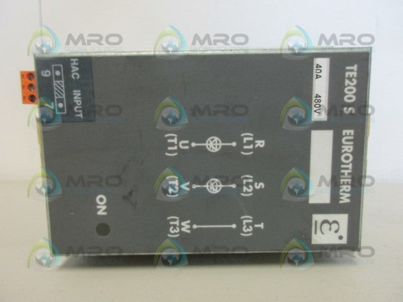 EUROTHERM TES200S40A/480V/000/HAC/DIN/ENG/MSFUSE/NONE  UNMP