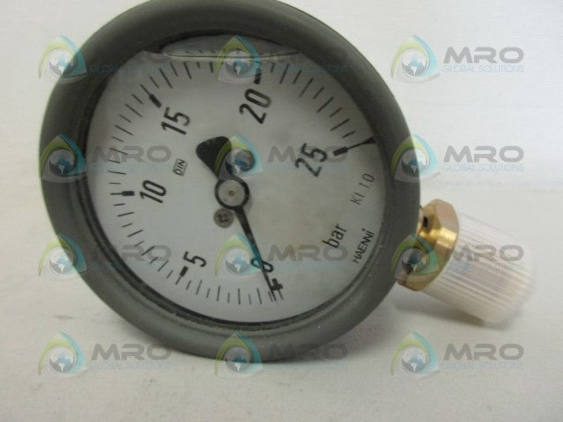 HAENNI 0251.0018 0-25 PRESSURE GAUGE NSMP