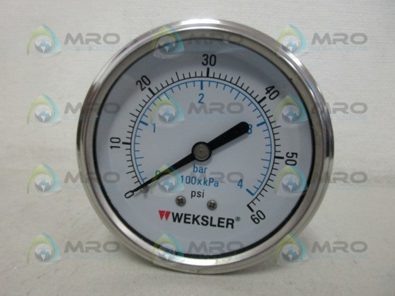 WEKSLER BY42YPE4CW-XCY PRESSURE GAUGE NSMP
