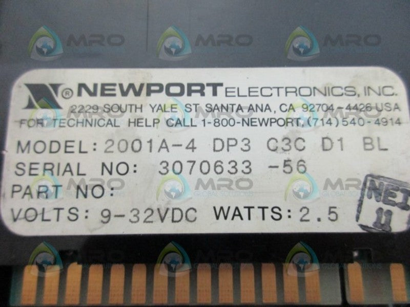 NSNPPORT 2001A-4 VOLTAGE METER UNMP