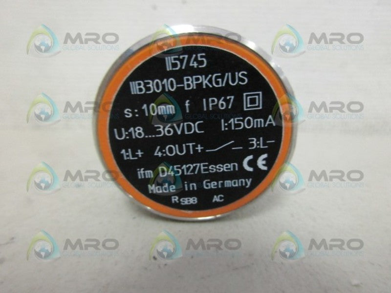 IFM EFECTOR II5745 INDUCTIVE PROXIMITY SENSOR NSNP