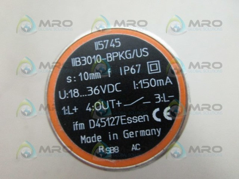 IFM EFECTOR II5745 INDUCTIVE PROXIMITY SENSOR NSNP