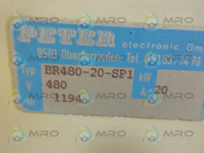 PETER BR480-20-SP1 DC BRAKE UNMP