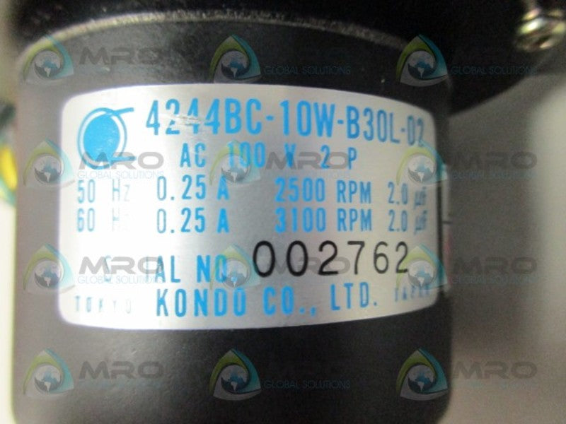 KONDO 4244BC-10W-B30L-02 MOTOR BLOWER NSNP