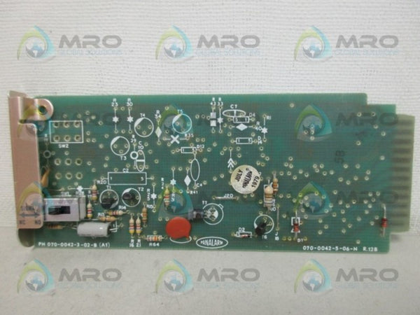 PANALARM 070-0042-3-02-B PC BOARD UNMP