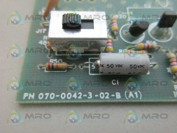 PANALARM 070-0042-3-02-B PC BOARD UNMP