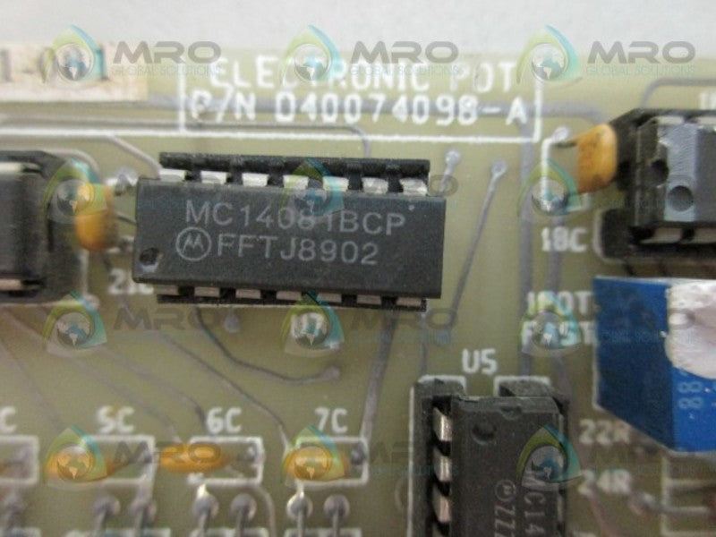 SANREX 040074098-A CIRCUIT BAORD UNMP