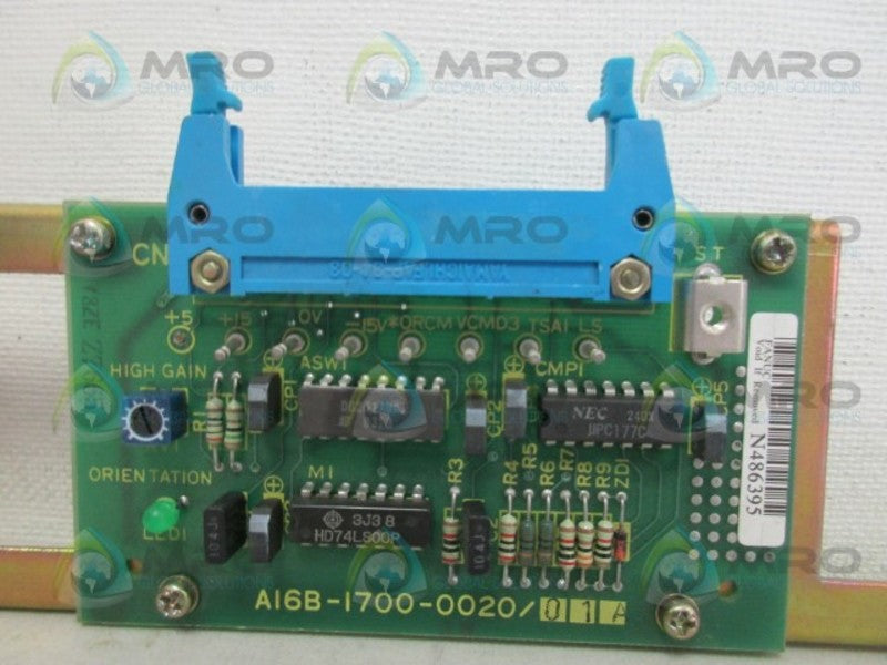 FANUC A16B-1700-0020/01A AC SPINDLE BOARD UNMP REMOVE BRACKET