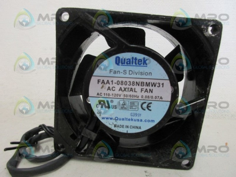 QUALTEK FAA1-08038NBMW31 AC AXIAL FAN UNMP