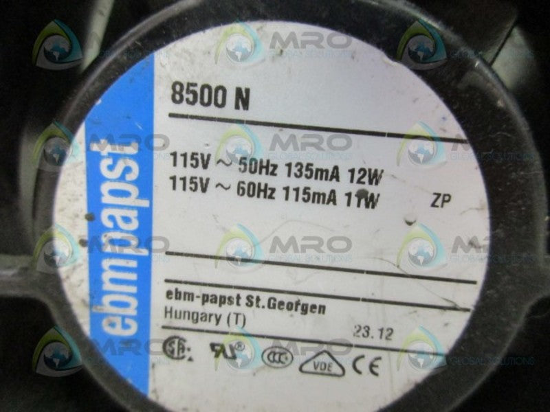 EBM PAPST 8500N AXIAL FAN UNMP
