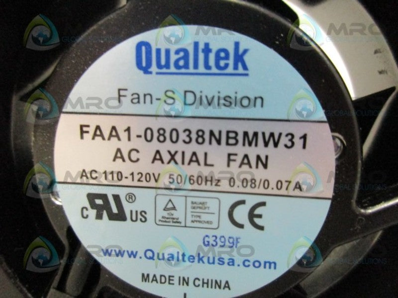 QUALTEK FAA1-08038NBMW31 AC AXAIL FAN NSMP