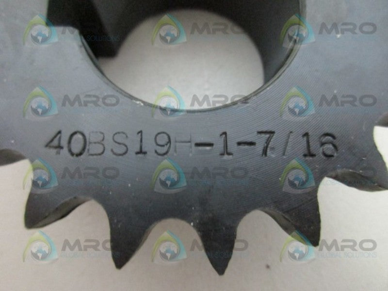 AMEC 40BS19H SPROCKET 1-7/16" NSMP