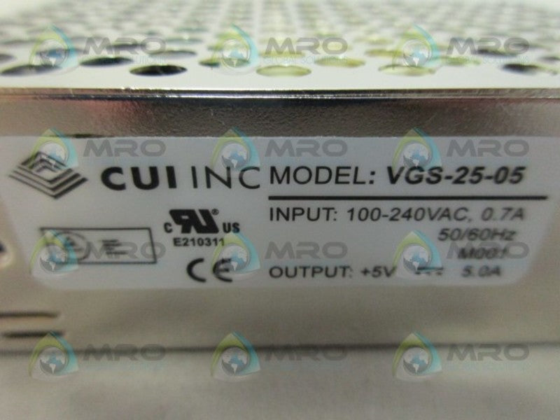 CUI VGS-25-05 POWER SUPPLY NSMP