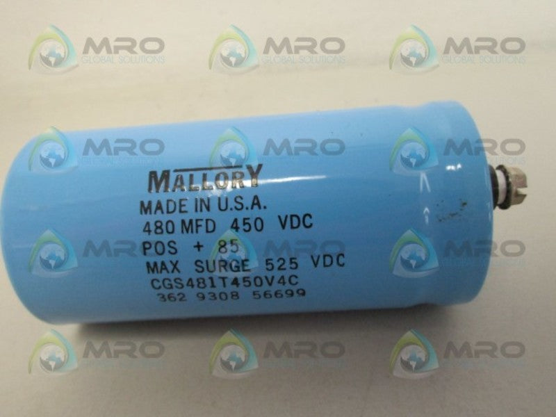 MALLORY CGS481T450V4C CAPACITOR NSMP
