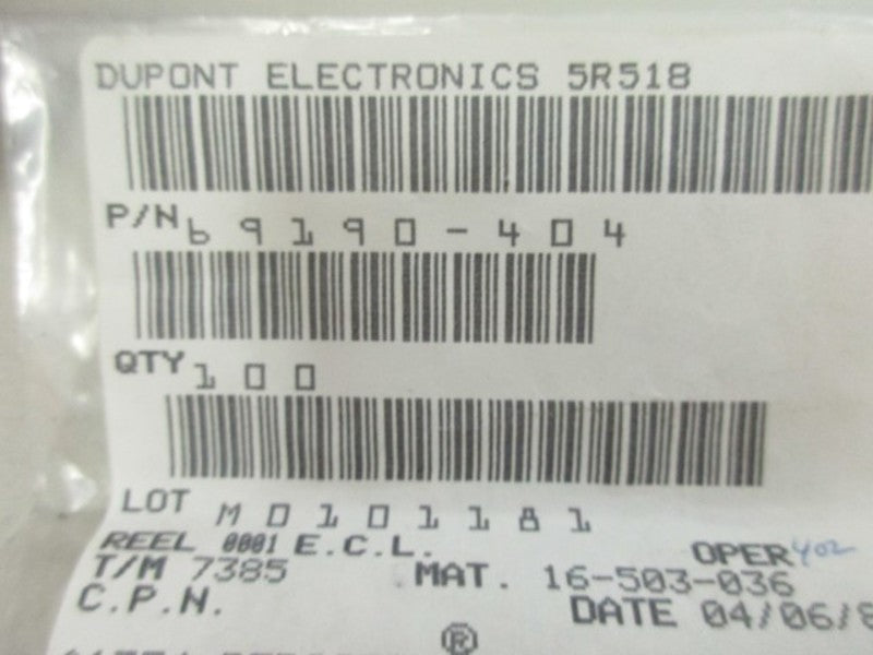 DUPONT 69190-404 (PACKAGE OF 100) NSMP