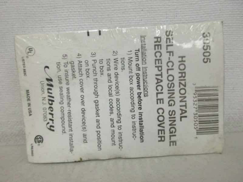 MULBERRY 30505 RECEPTACLE COVER NSMP