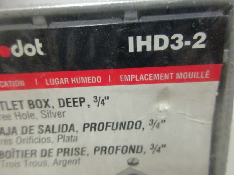 RED DOT IHD3-2 OUTLET BOX NSMP