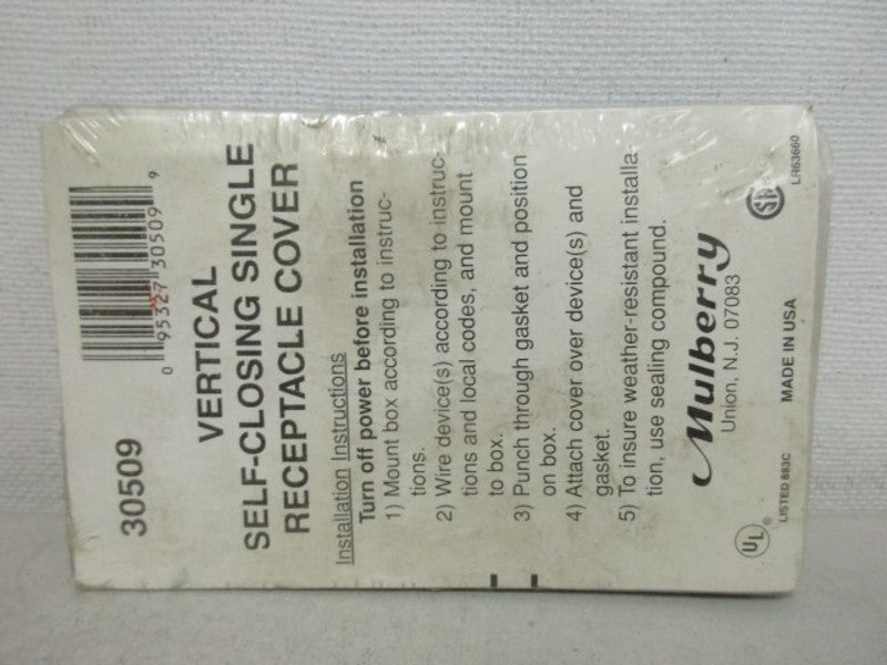MULBERRY 30509 RECEPTACLE COVER NSMP