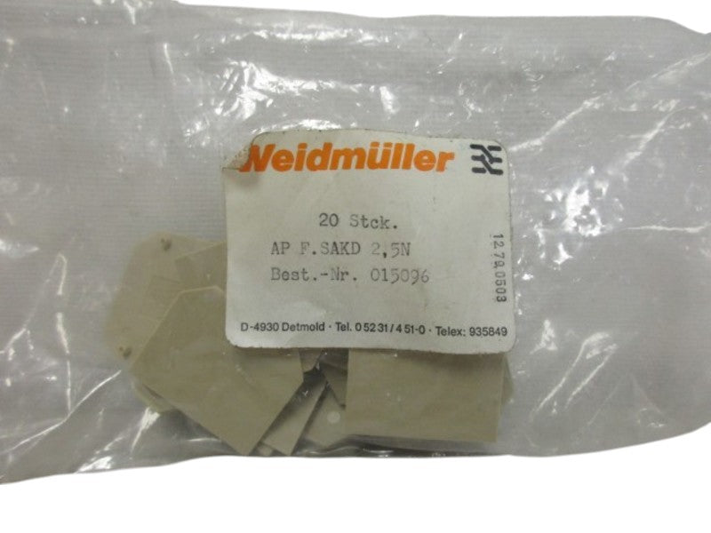 WEIDMULLER 015096 (PACKAGE OF 20) NSMP