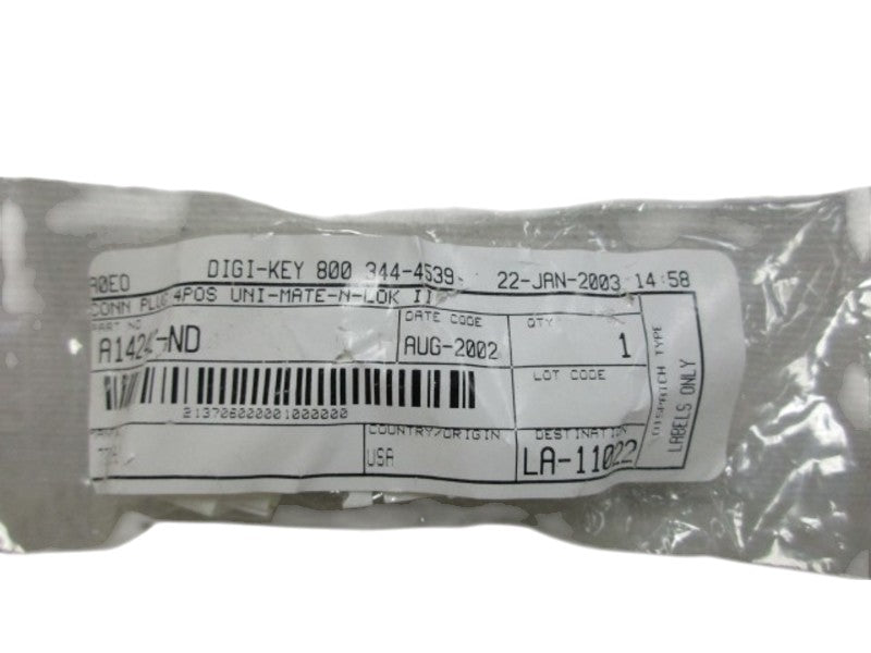 TE CONNECTIVITY A14242-ND CONNECTOR PLUG NSMP