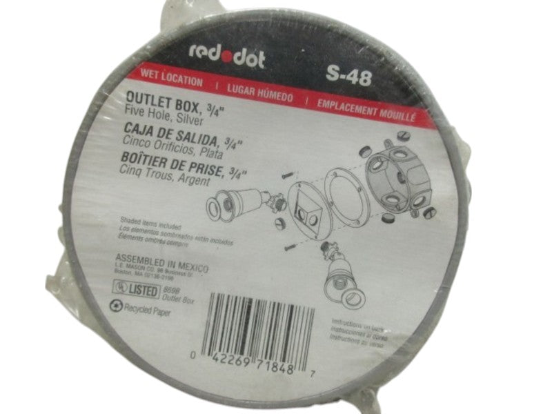 RED DOT S-48 OUTLET BOX NSMP