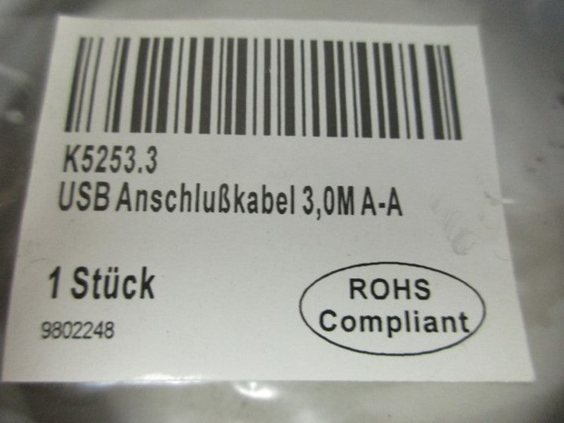 EFB ELECTRONICS K5253.3 USB CABLE NSMP