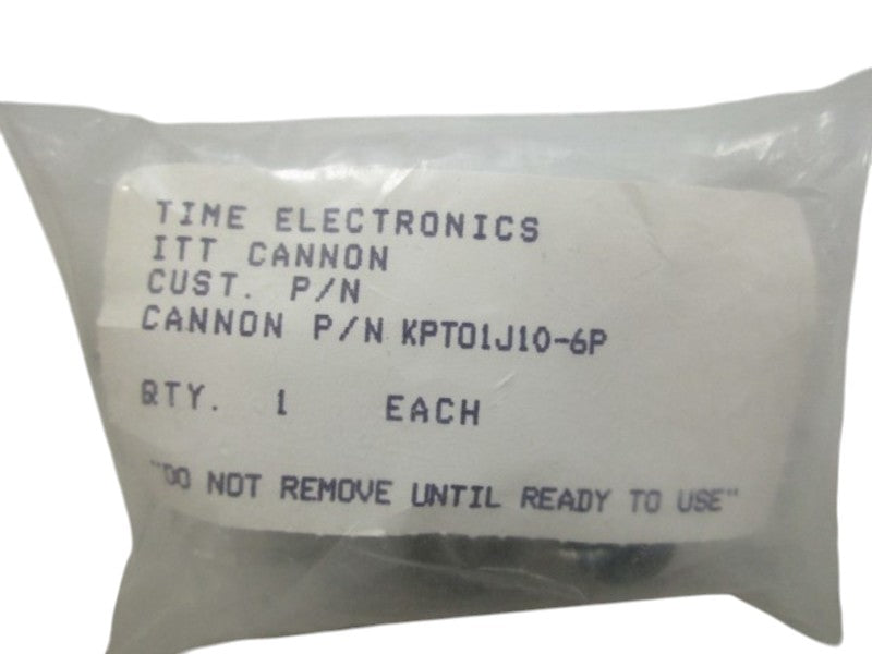 ITT CANNON KPT01J10-6P CONNECTOR NSMP