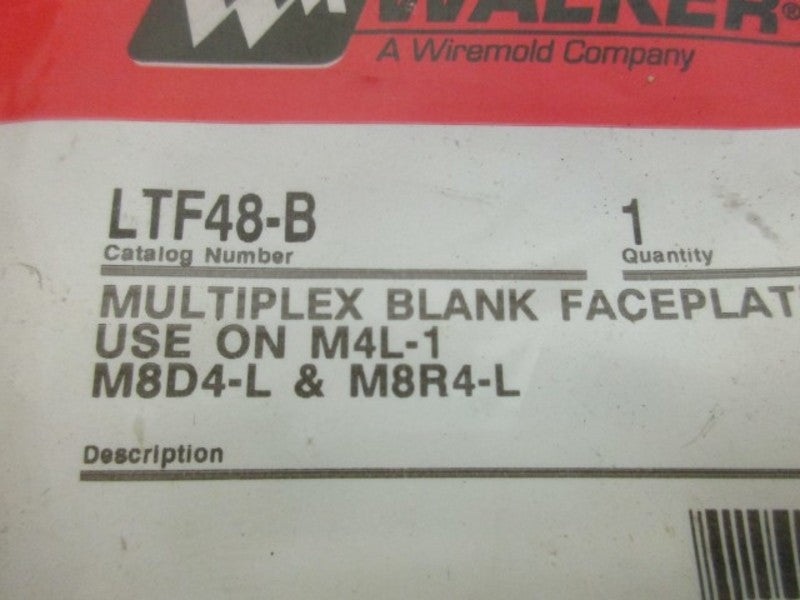WALKER LTF-48-B FACEPLATE NSMP