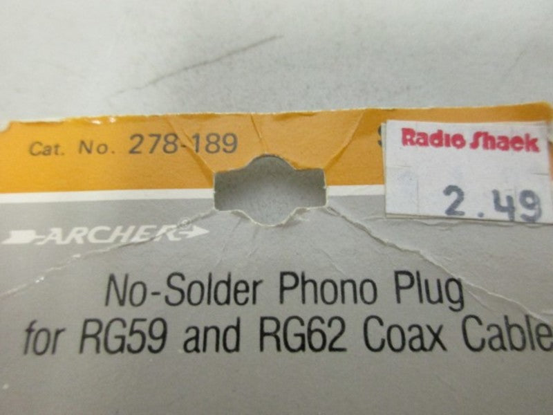 ARCHER 278-189 PHONO PLUG NSMP