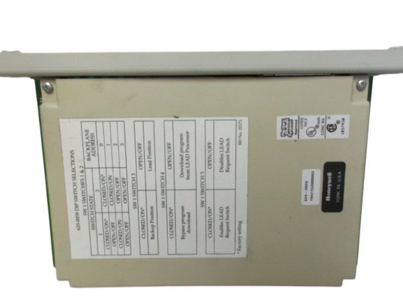 HONEYWELL 620-0059 DIP SWITCH SELECTIONS UNMP