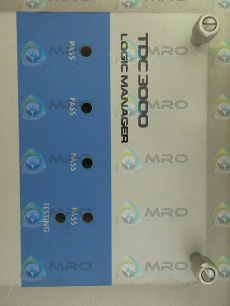 HONEYWELL TDC3000 LOGIC MANAGER FACEPLATE AS PICTURED UNMP