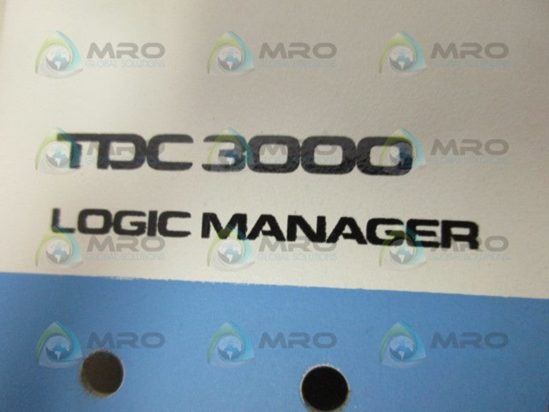 HONEYWELL TDC3000 LOGIC MANAGER FACEPLATE AS PICTURED UNMP