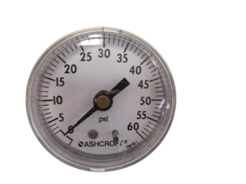 ASHCROFT 750-05 PRESSURE GAUGE 0-60 NSNP
