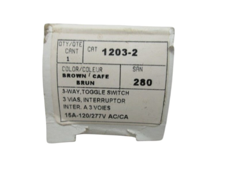 LEVITON 1203-2 3WAY TOGGLE SWITCH NSMP