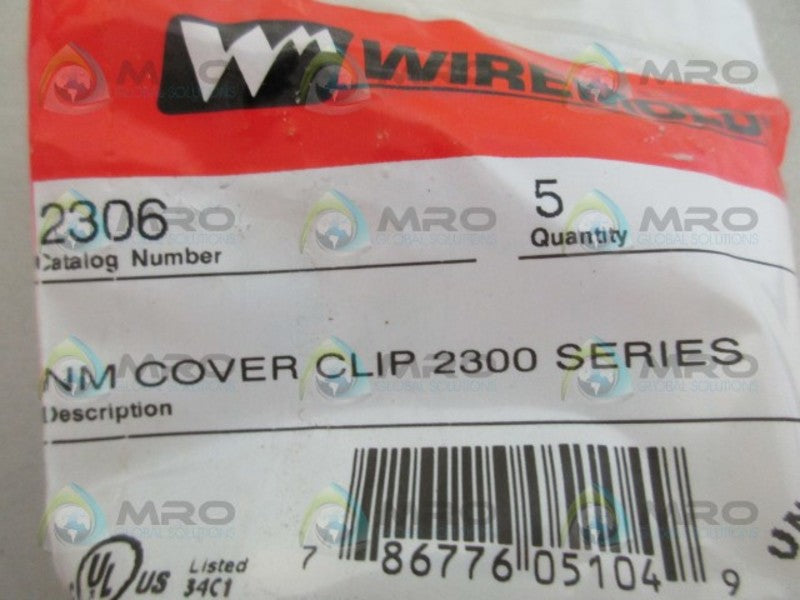 WIREMOLD 2306 MINICOVER CLIP (PKG OF 5) NSMP