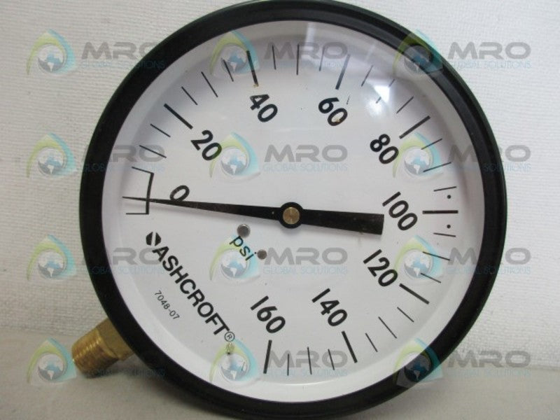 ASHCROFT 45W1000H02L160# PRESSURE GAUGE 0-160 NSMP