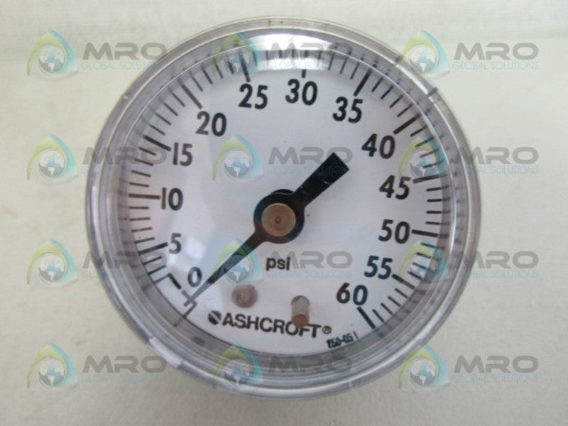 ASHCROFT X50-05 PRESSURE GAUGE 0-60 NSMP