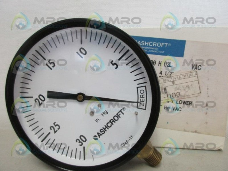 ASHCROFT 45W1000H02L PRESSURE GAUGE 0-30 NSMP