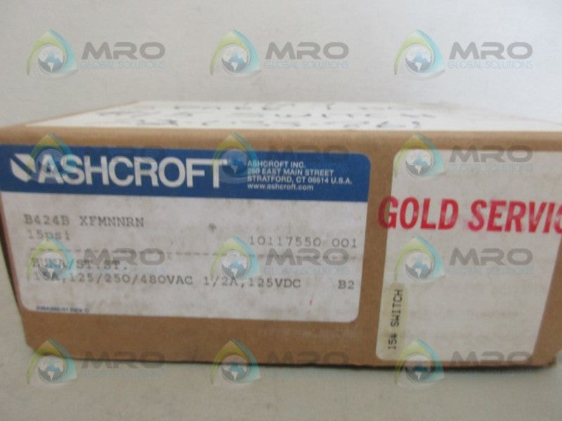 ASHCROFT B424BXFMNNRN 15PSI NSMP