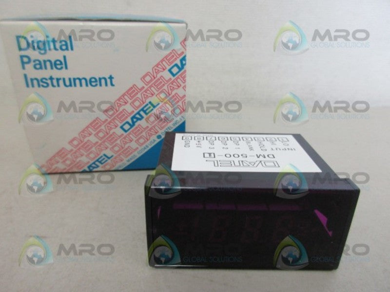 DATEL DM-500-1 PANEL METER NSMP
