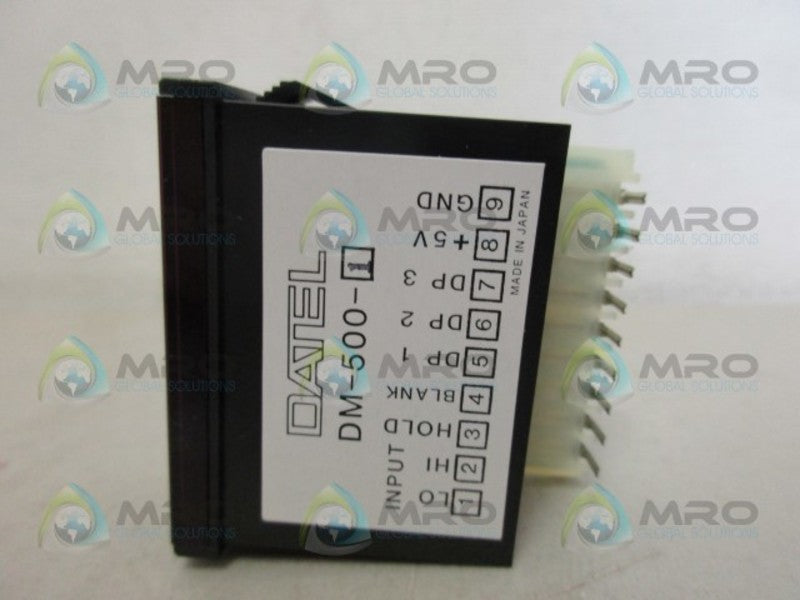 DATEL DM-500-1 PANEL METER NSMP