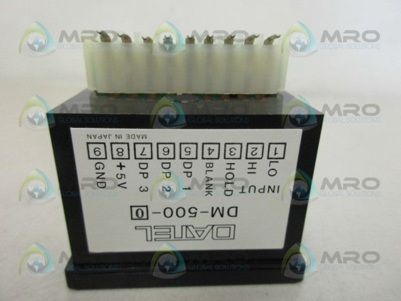 DATEL DM-500-0 PANEL METER NSMP