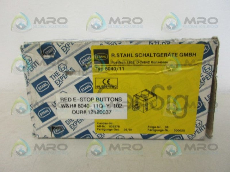 STAHL 8040/11 CONTROL STATION NSMP
