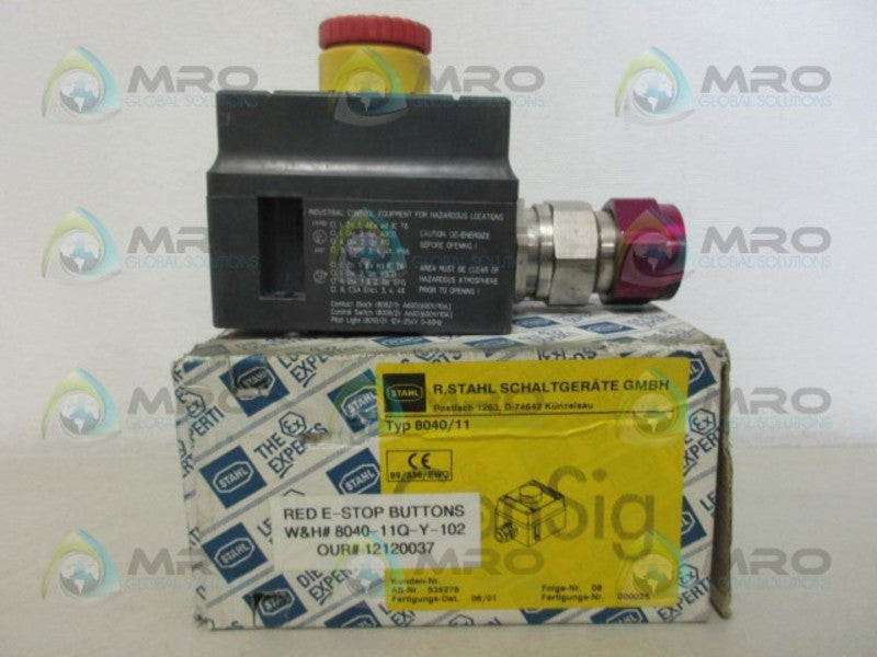 STAHL 8040/11 CONTROL STATION NSMP