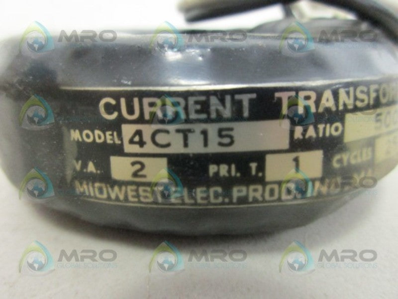 MIDWEST ELECTRIC 4CT15 CURRENT TRANSFORMER NSNP