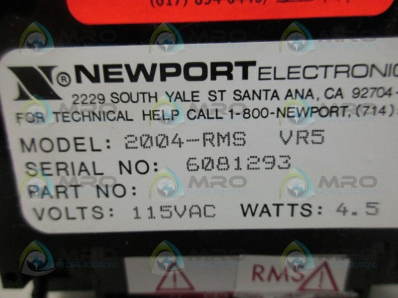 NSNPPORT 2004-RMS PANEL METER NSNP